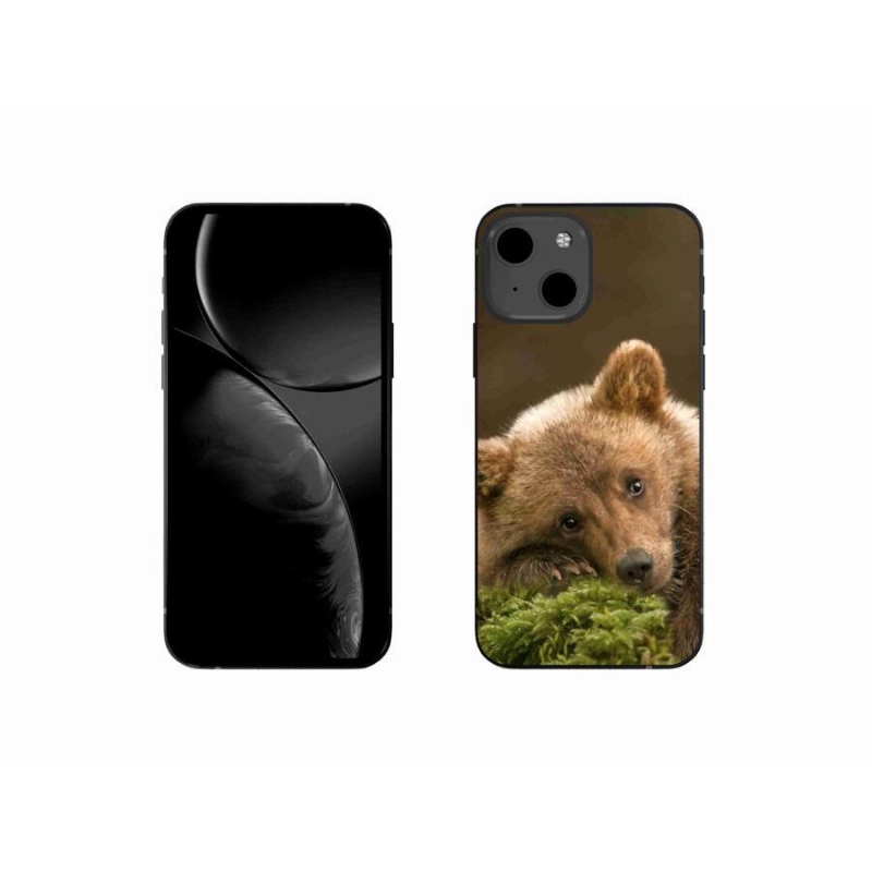 Gelový kryt mmCase na mobil iPhone 13 mini 5.4 - medvěd