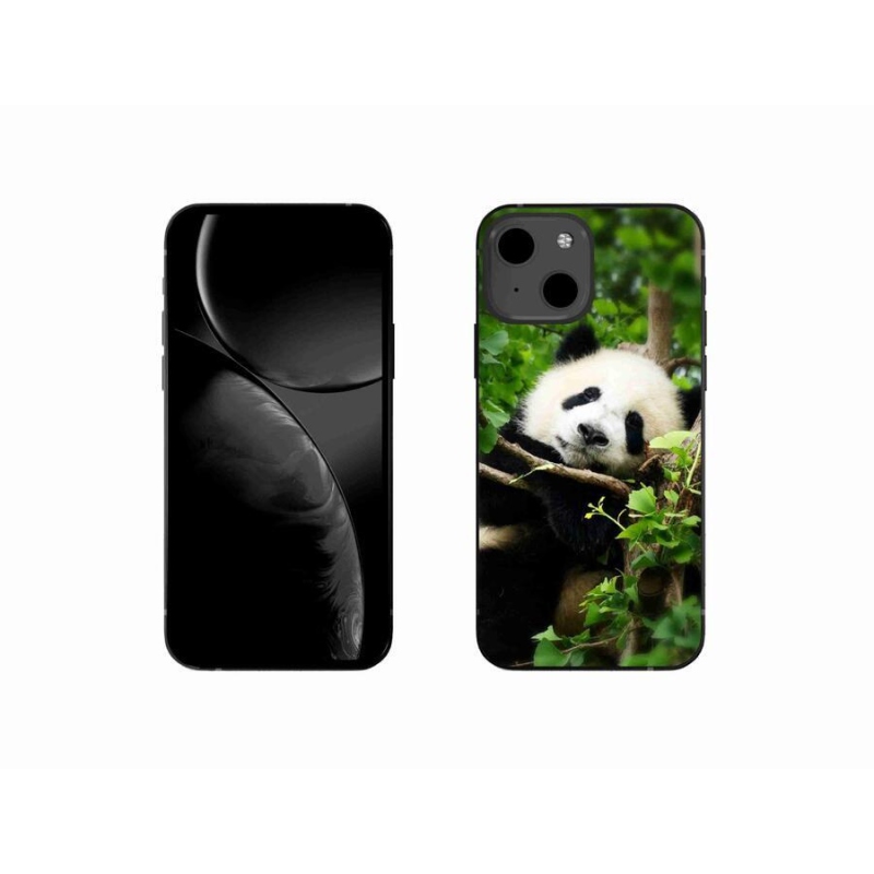 Gelový kryt mmCase na mobil iPhone 13 mini 5.4 - panda