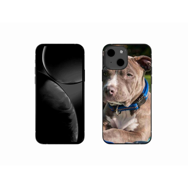 Gelový kryt mmCase na mobil iPhone 13 mini 5.4 - pitbull
