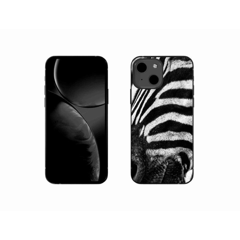 Gelový kryt mmCase na mobil iPhone 13 mini 5.4 - zebra