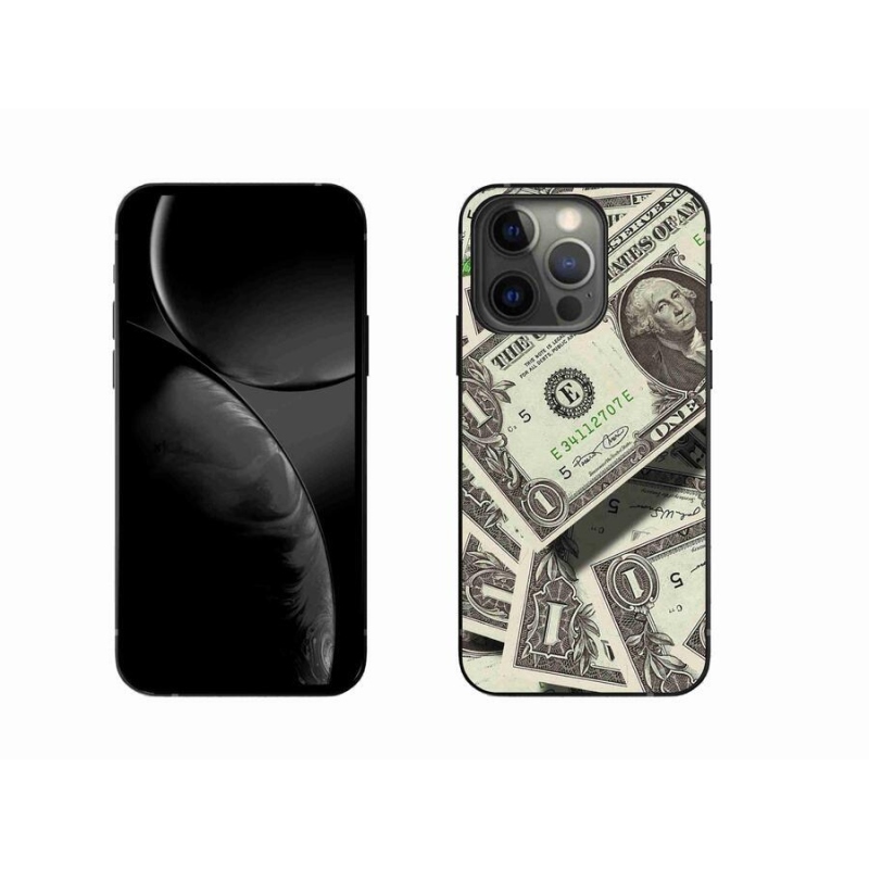 Gelový kryt mmCase na mobil iPhone 13 Pro 6.1 - americký dolar