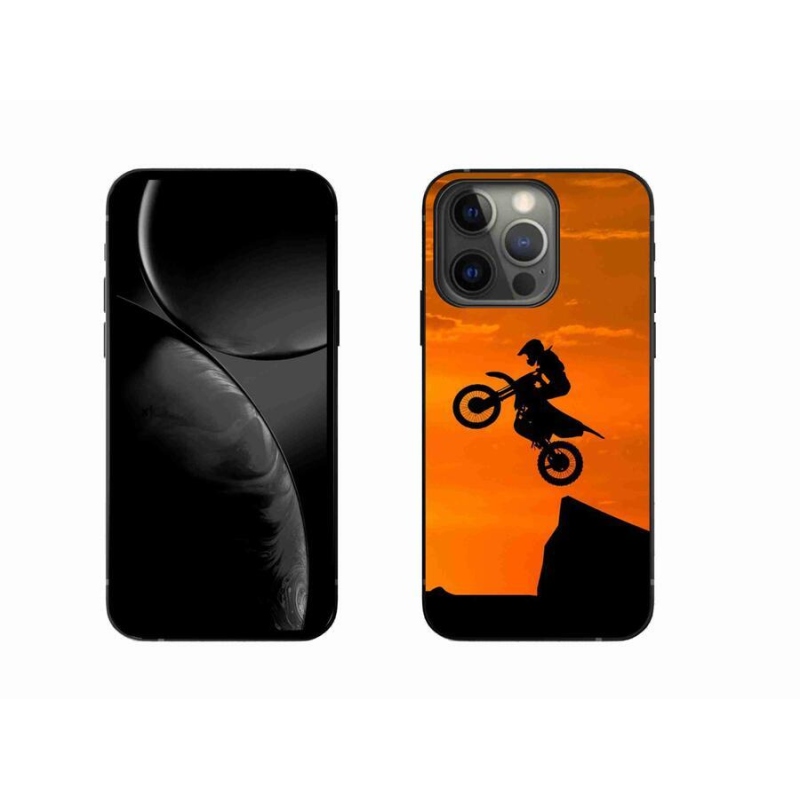 Gelový kryt mmCase na mobil iPhone 13 Pro 6.1 - motocross
