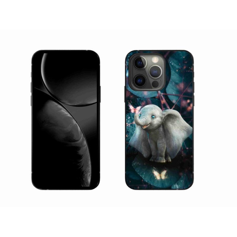 Gelový kryt mmCase na mobil iPhone 13 Pro 6.1 - roztomilý slon