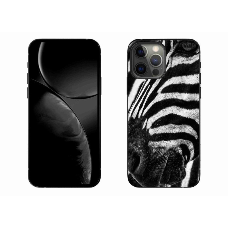 Gelový kryt mmCase na mobil iPhone 13 Pro Max 6.7 - zebra