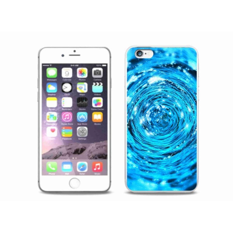 Gelový kryt mmCase na mobil iPhone 6/6S Plus - vodní vír