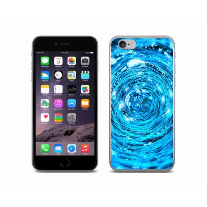 Gelový kryt mmCase na mobil iPhone 6/6S - vodní vír