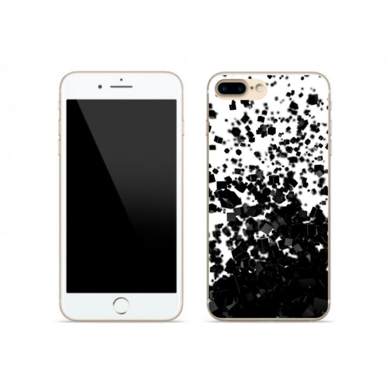 Gelový kryt mmCase na mobil iPhone 7 Plus - abstraktní vzor 1