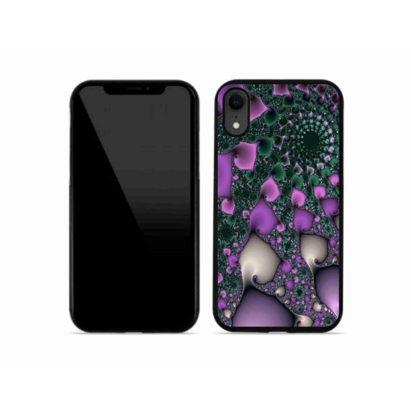 Gelový kryt mmCase na mobil iPhone XR - abstrakt 7