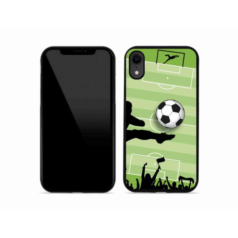 Gelový kryt mmCase na mobil iPhone XR - fotbal 3