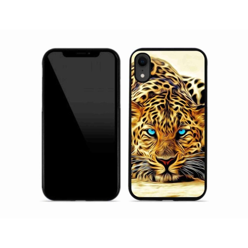 Gelový kryt mmCase na mobil iPhone XR - kreslený tygr