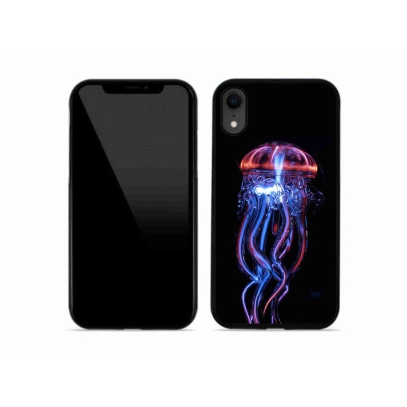 Gelový kryt mmCase na mobil iPhone XR - medúza