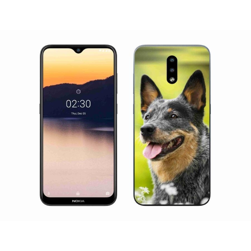 Gelový kryt mmCase na mobil Nokia 2.3 - australský honácký pes