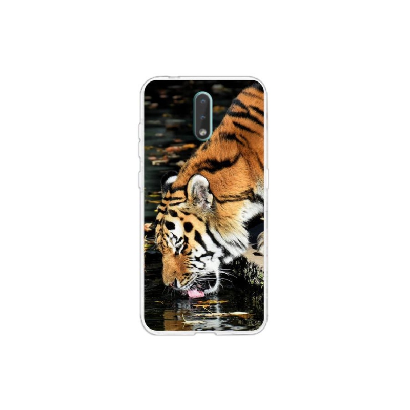 Gelový kryt mmCase na mobil Nokia 2.3 - žíznivý tygr
