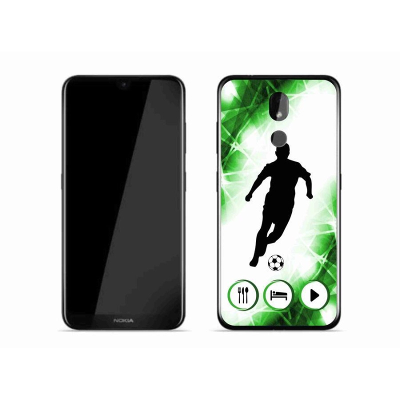 Gelový kryt mmCase na mobil Nokia 3.2 - fotbalista