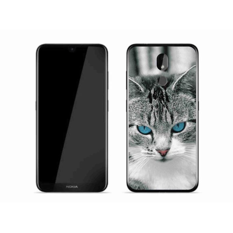 Gelový kryt mmCase na mobil Nokia 3.2 - kočičí pohled 1