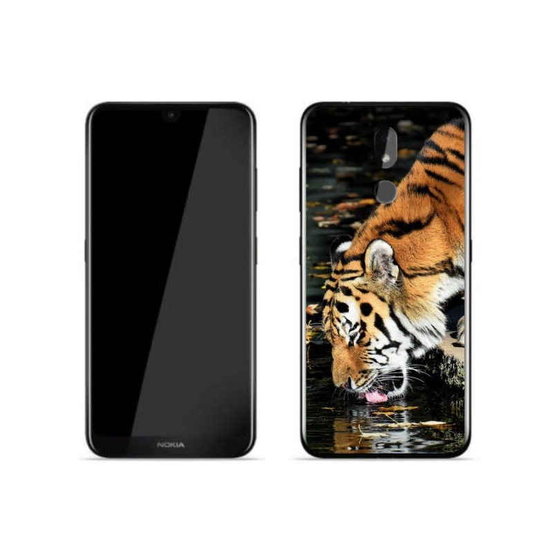 Gelový kryt mmCase na mobil Nokia 3.2 - žíznivý tygr
