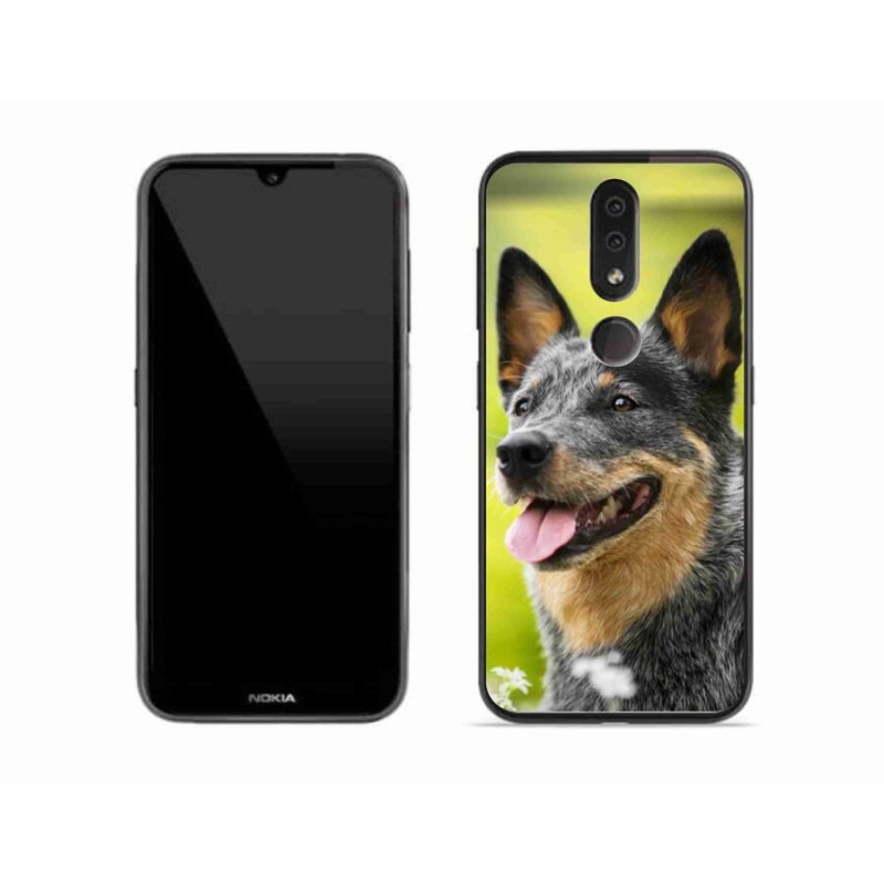 Gelový kryt mmCase na mobil Nokia 4.2 - australský honácký pes