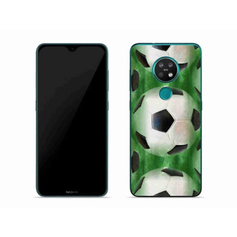 Gelový kryt mmCase na mobil Nokia 6.2 - fotbalový míč