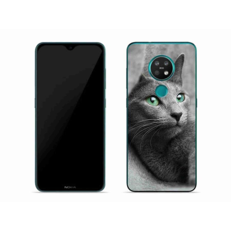 Gelový kryt mmCase na mobil Nokia 6.2 - kočka 2