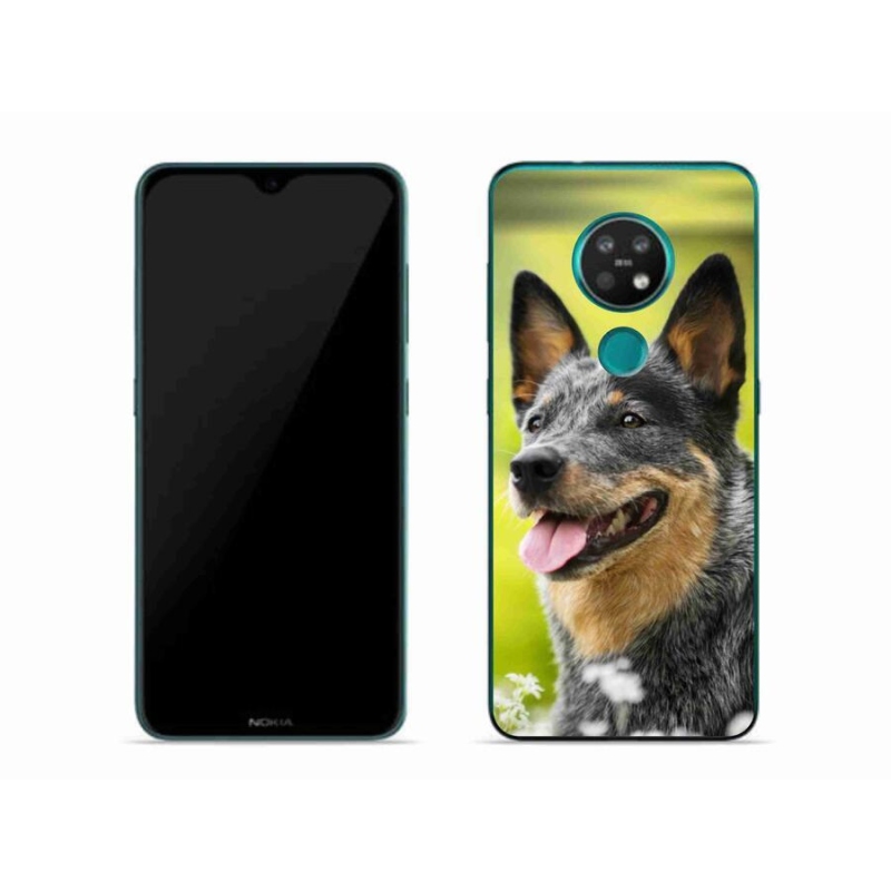 Gelový kryt mmCase na mobil Nokia 7.2 - australský honácký pes