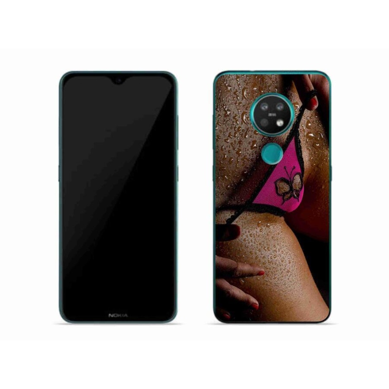 Gelový kryt mmCase na mobil Nokia 7.2 - sexy žena