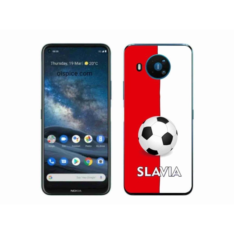 Gelový kryt mmCase na mobil Nokia 8.3 5G - fotbal 2