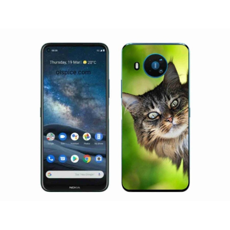 Gelový kryt mmCase na mobil Nokia 8.3 5G - kočka 3