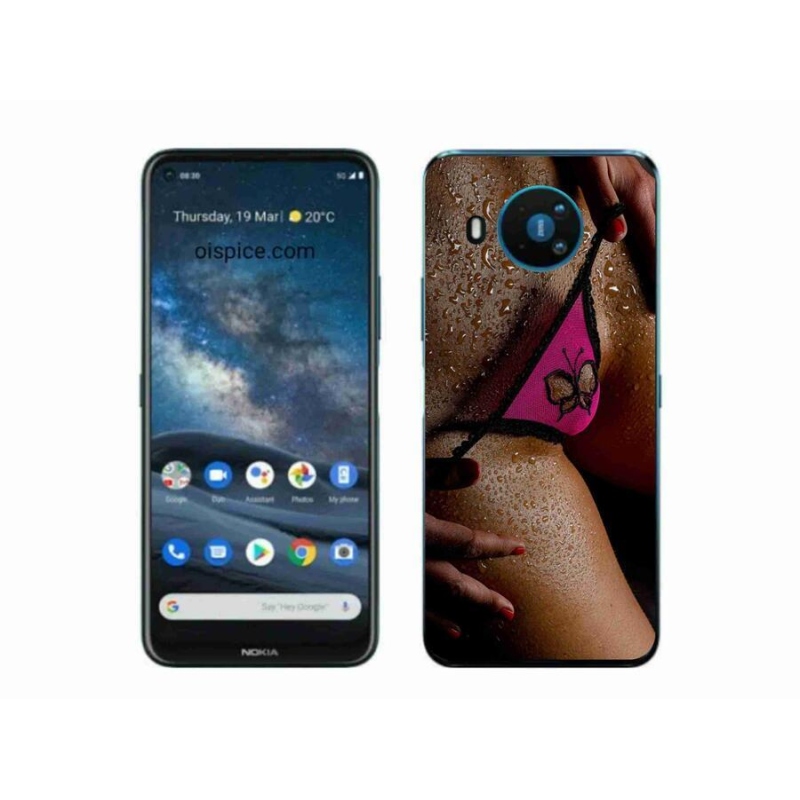 Gelový kryt mmCase na mobil Nokia 8.3 5G - sexy žena