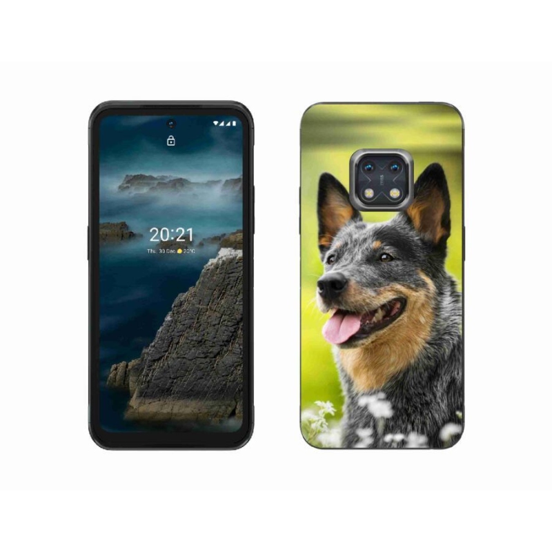 Gelový kryt mmCase na mobil Nokia XR20 - australský honácký pes