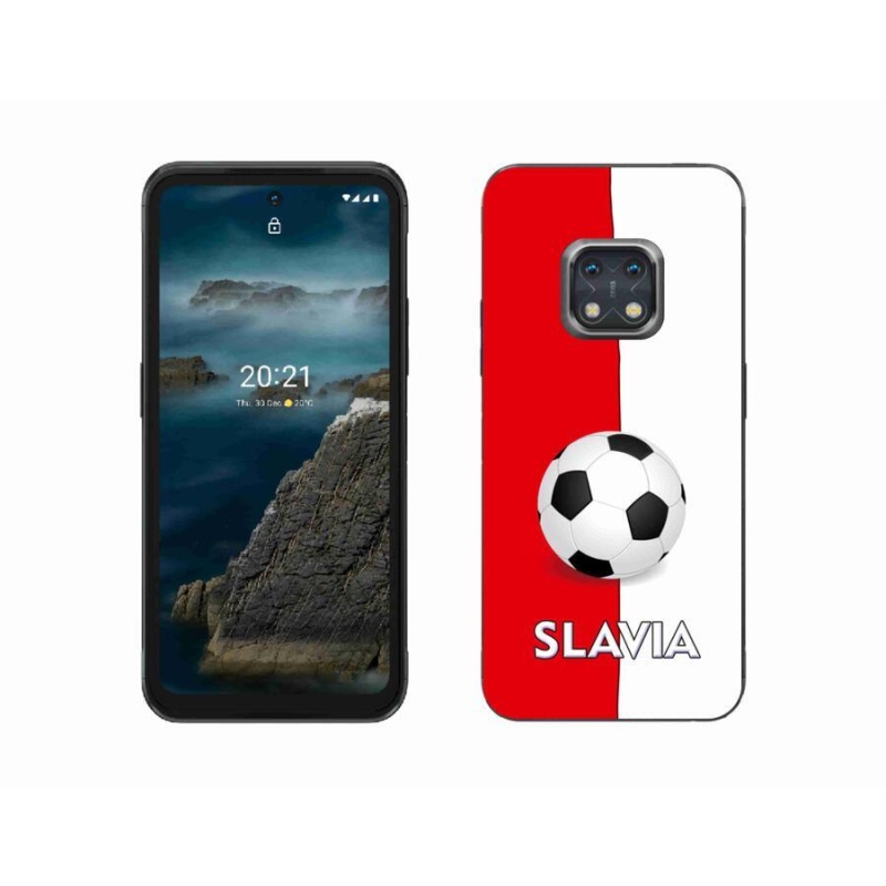Gelový kryt mmCase na mobil Nokia XR20 - fotbal 2