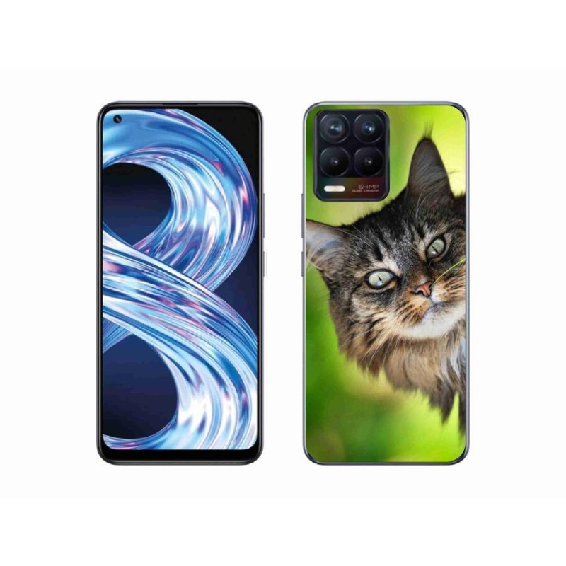 Gelový kryt mmCase na mobil Realme 8 4G - kočka 3