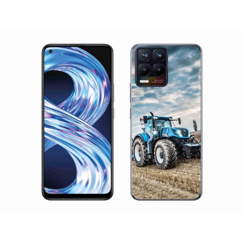 Gelový kryt mmCase na mobil Realme 8 4G - traktor 2