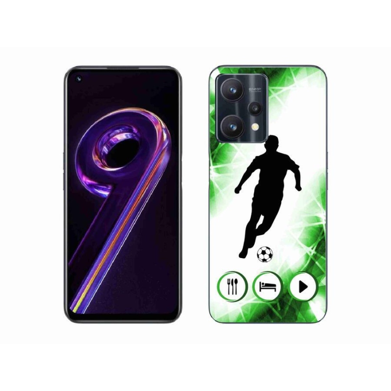 Gelový kryt mmCase na mobil Realme 9 Pro 5G - fotbalista