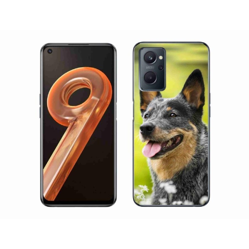 Gelový kryt mmCase na mobil Realme 9i - australský honácký pes