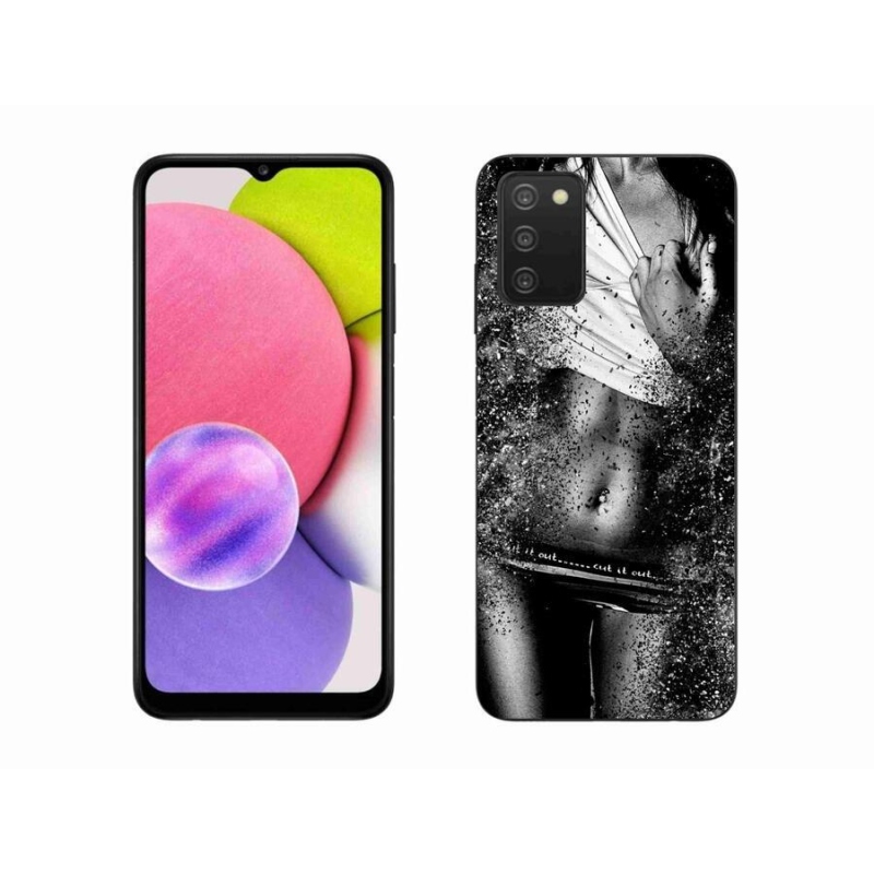 Gelový kryt mmCase na mobil Samsung Galaxy A03s (166.6 x 75.9 x 9.1) - sexy žena 1