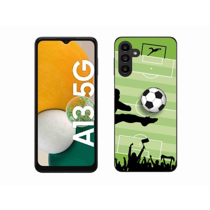 Gelový kryt mmCase na mobil Samsung Galaxy A13 5G - fotbal 3