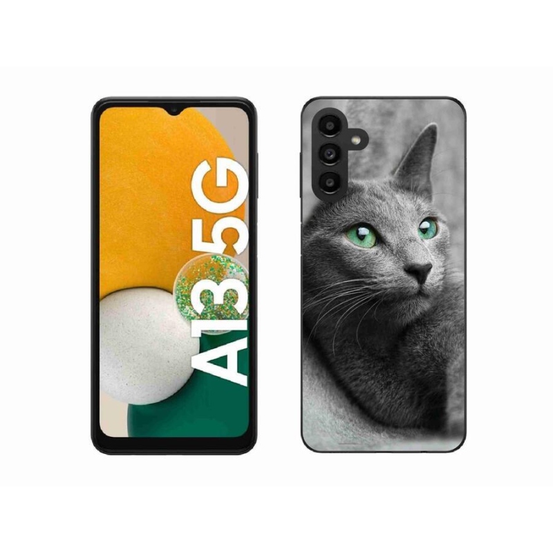 Gelový kryt mmCase na mobil Samsung Galaxy A13 5G - kočka 2