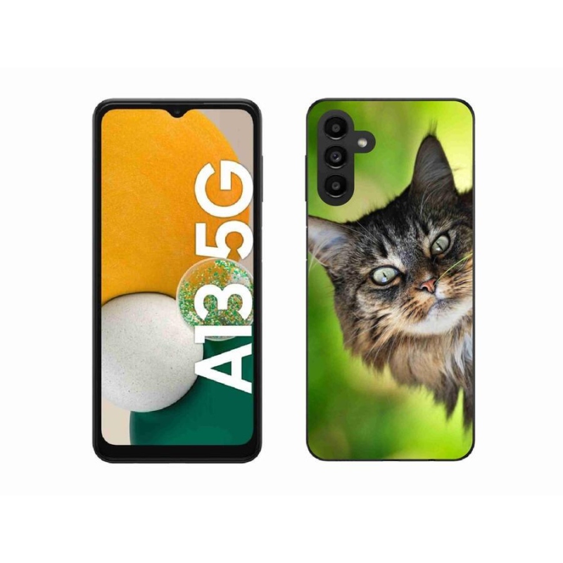 Gelový kryt mmCase na mobil Samsung Galaxy A13 5G - kočka 3