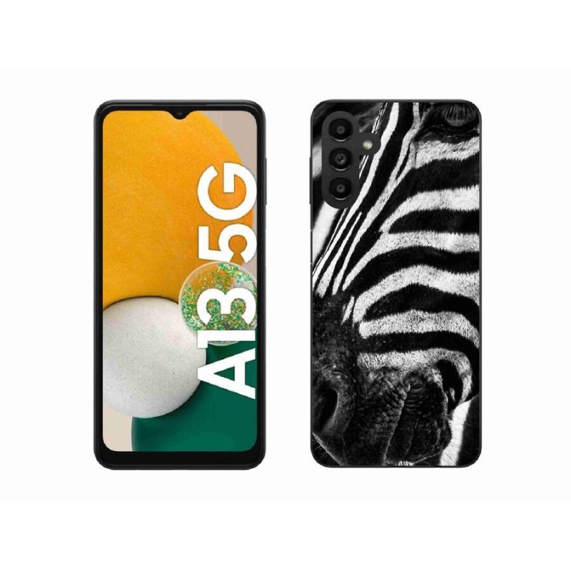Gelový kryt mmCase na mobil Samsung Galaxy A13 5G - zebra