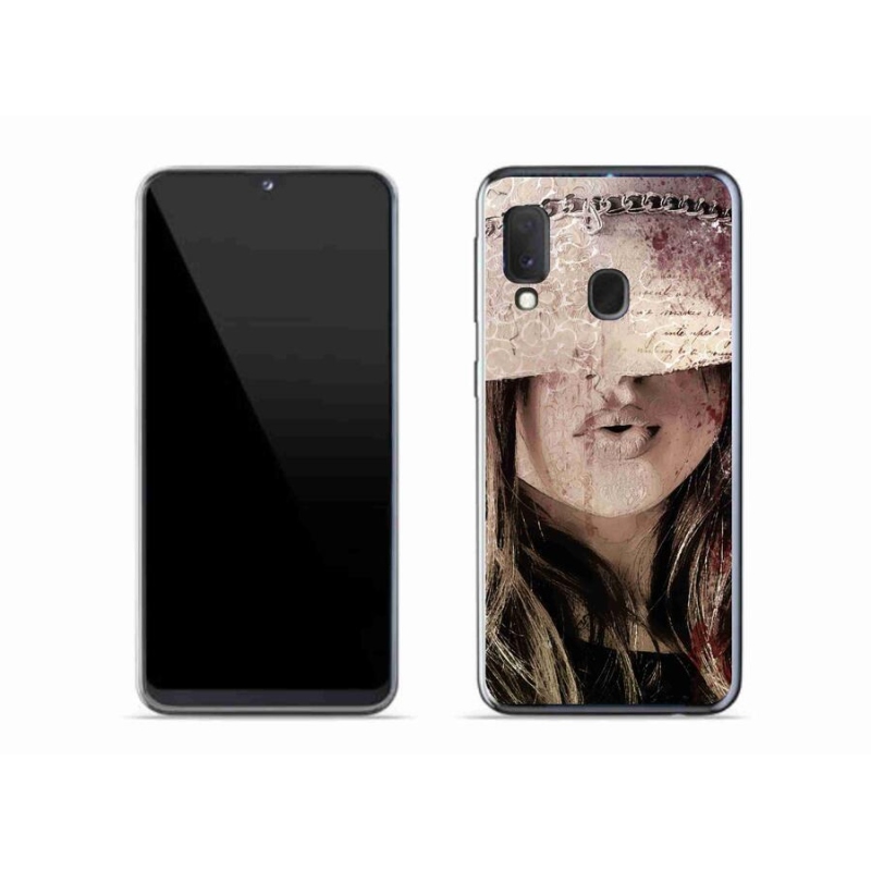 Gelový kryt mmCase na mobil Samsung Galaxy A20e - dívka
