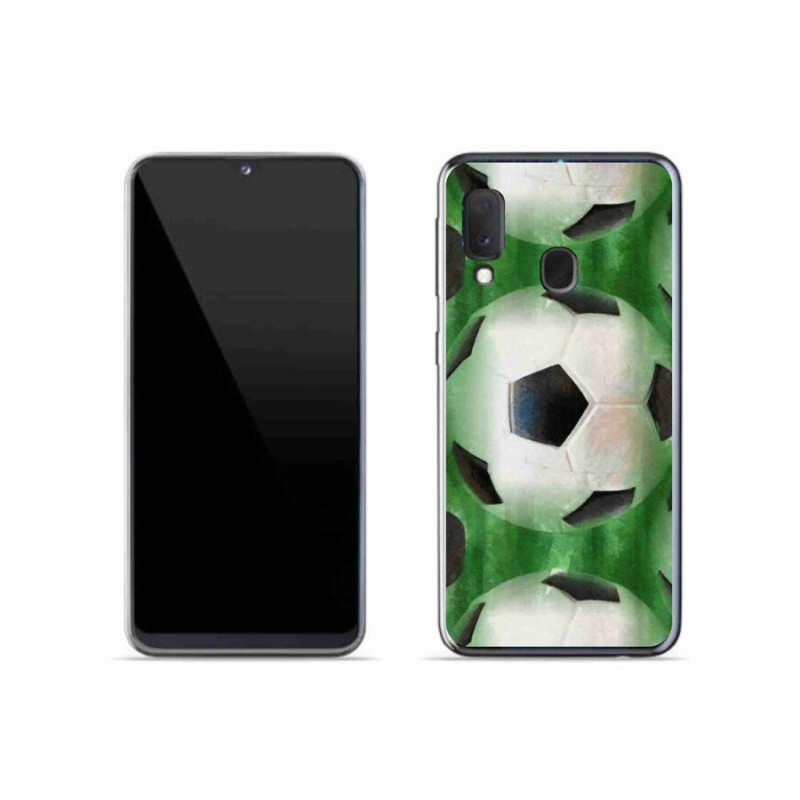 Gelový kryt mmCase na mobil Samsung Galaxy A20e - fotbalový míč