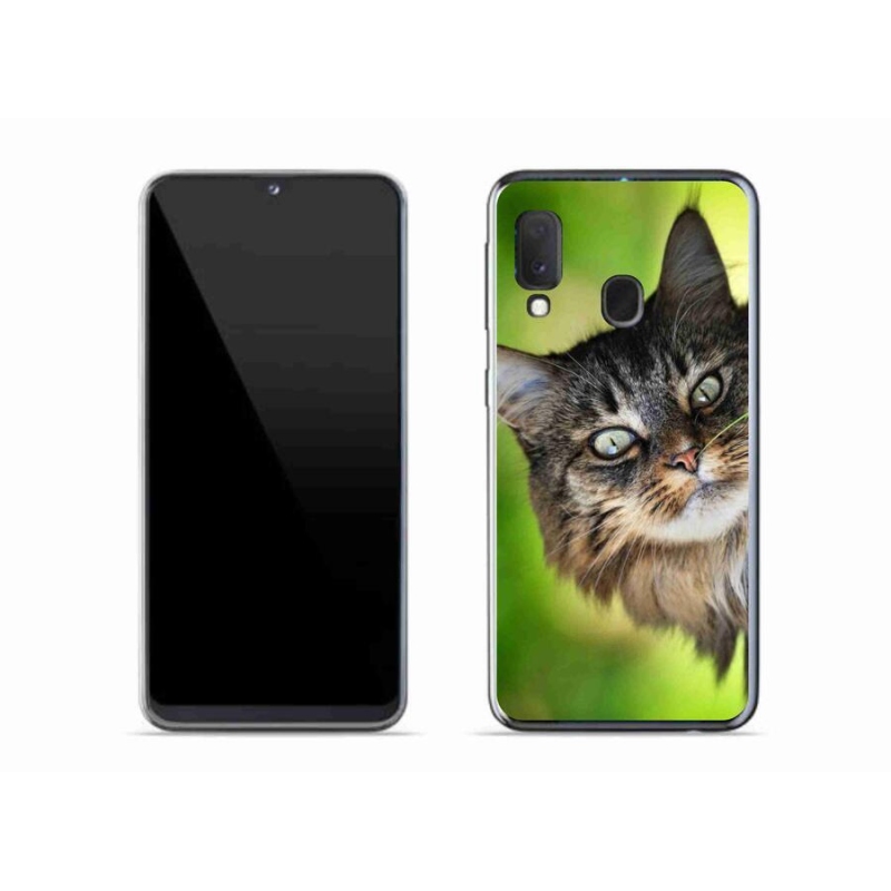 Gelový kryt mmCase na mobil Samsung Galaxy A20e - kočka 3