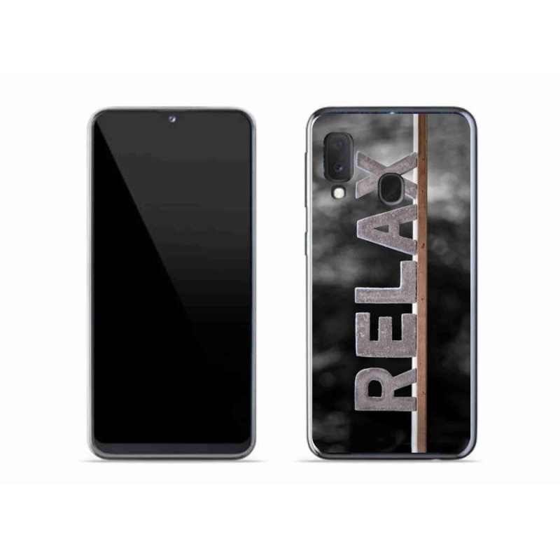 Gelový kryt mmCase na mobil Samsung Galaxy A20e - relax 1