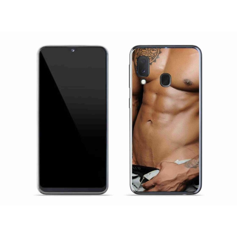 Gelový kryt mmCase na mobil Samsung Galaxy A20e - sexy muž