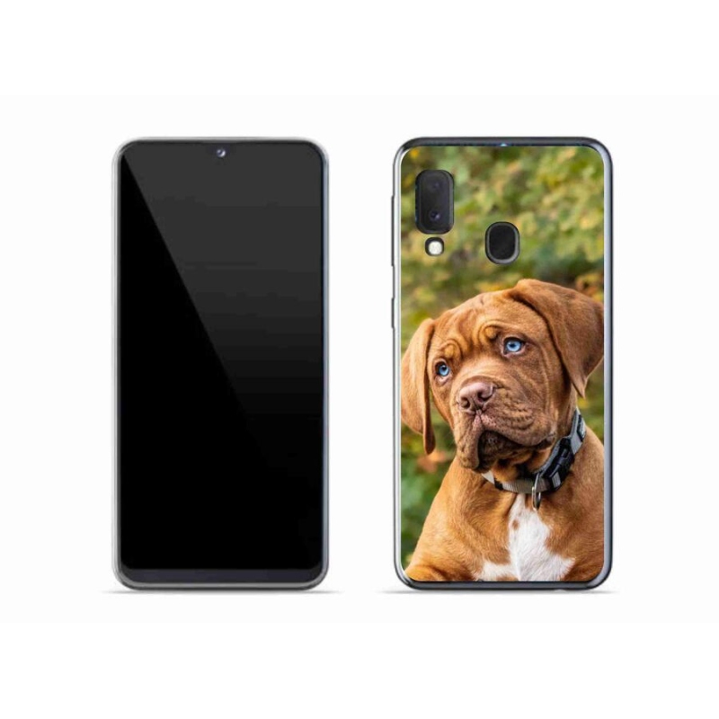 Gelový kryt mmCase na mobil Samsung Galaxy A20e - štěně