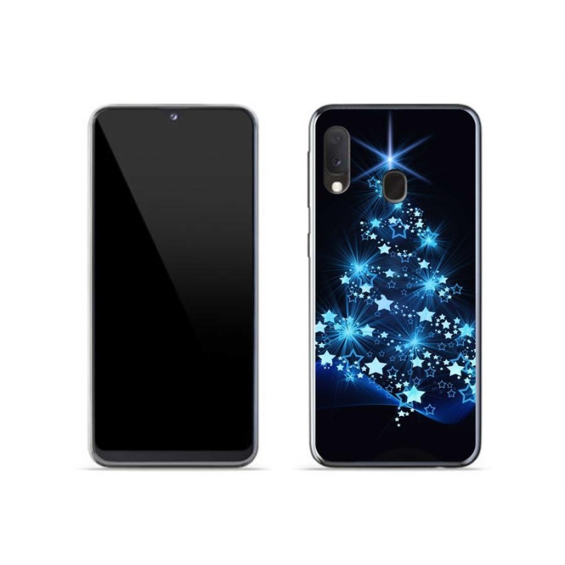 Gelový kryt mmCase na mobil Samsung Galaxy A20e - vánoční stromek