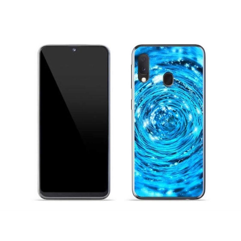 Gelový kryt mmCase na mobil Samsung Galaxy A20e - vodní vír