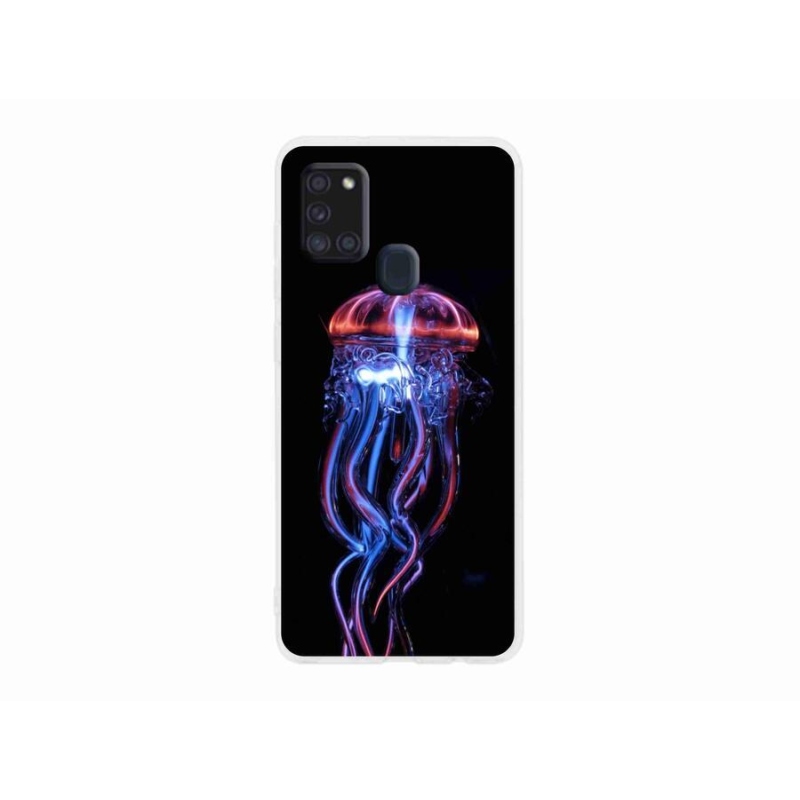 Gelový kryt mmCase na mobil Samsung Galaxy A21s - medúza