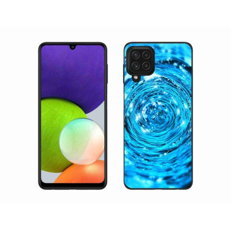 Gelový kryt mmCase na mobil Samsung Galaxy A22 4G - vodní vír