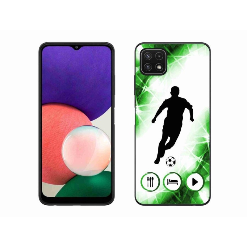Gelový kryt mmCase na mobil Samsung Galaxy A22 5G - fotbalista